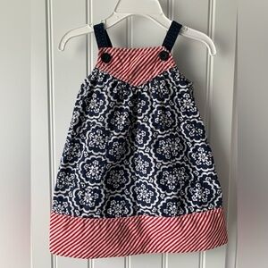 Old Navy Dress 12 - 18 months Red, White and Blue